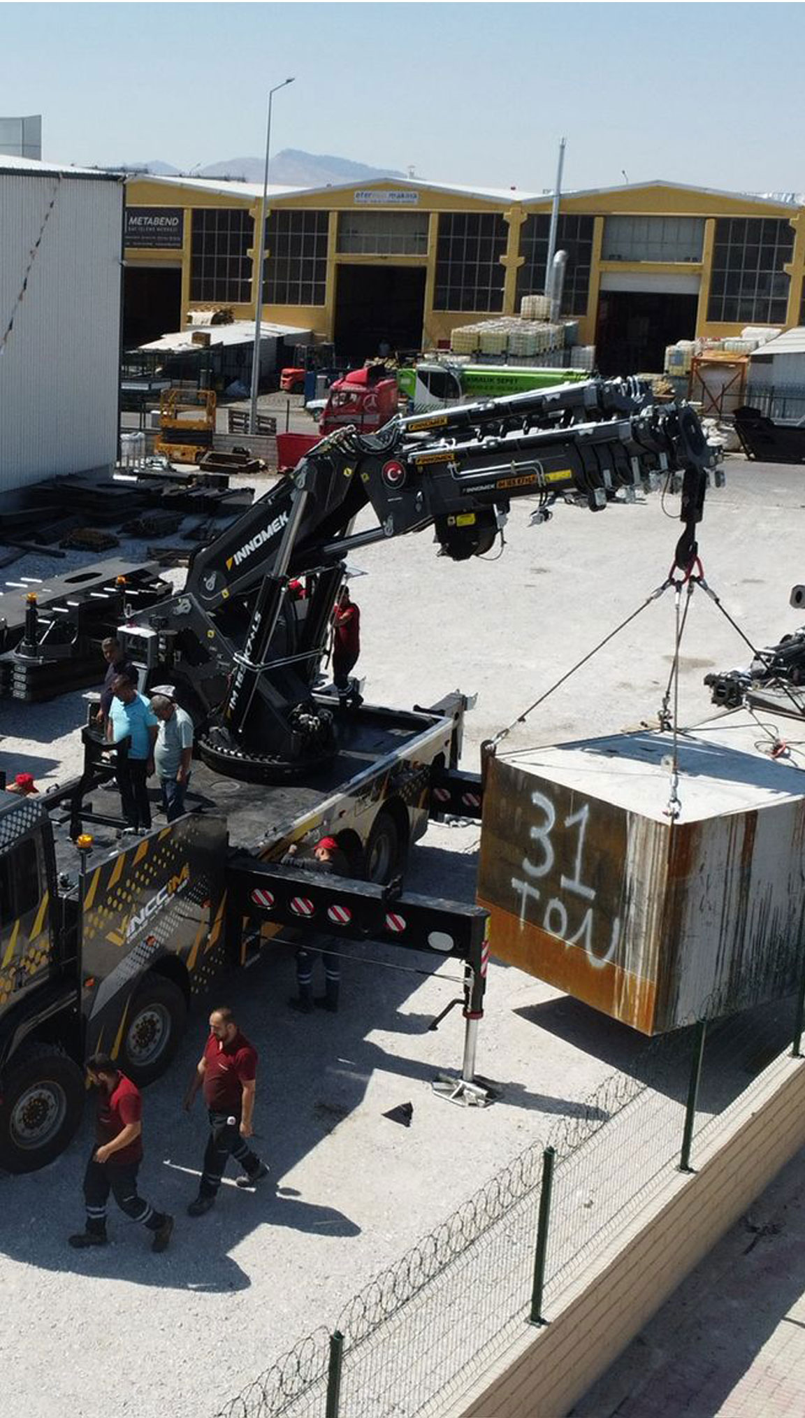 Sepetli vinç kiralama İstanbul